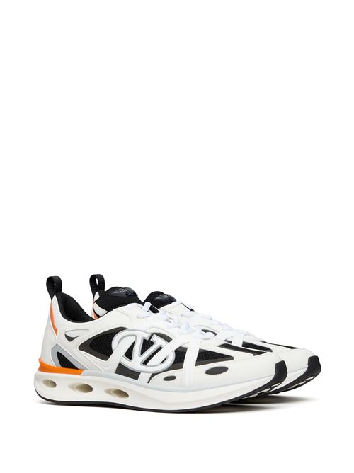 sneakers bianco nero e arancione VALENTINO GARAVANI | 5Y2S0I25MCHZH1